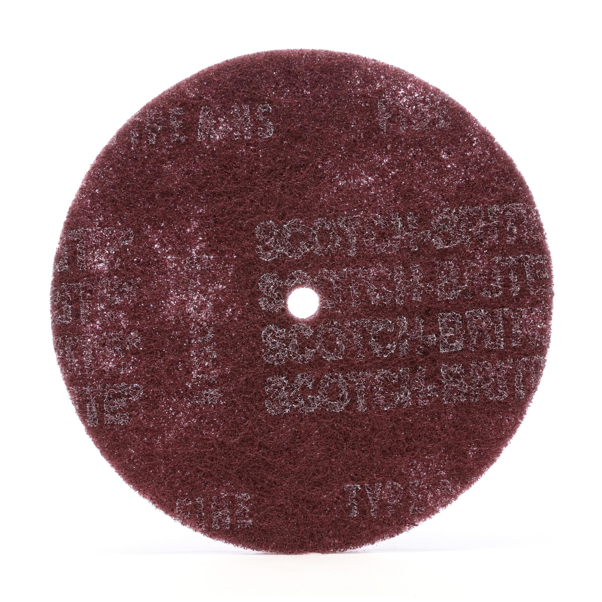 3M Scotch Brite High Strength Disc, HS DC, A/O Medium, 10 in x 1/2 in