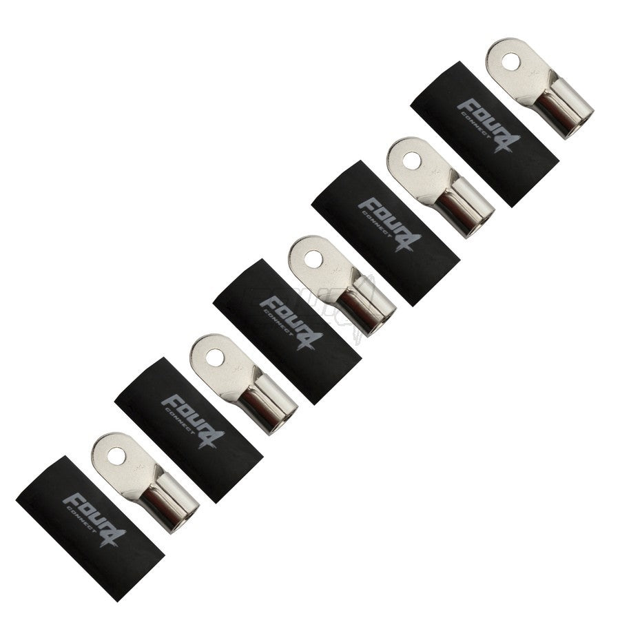 FOUR Connect 4 690956 M6 ring connector 50mm2, 5x black