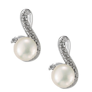NA Round Diamond Stud Earrings