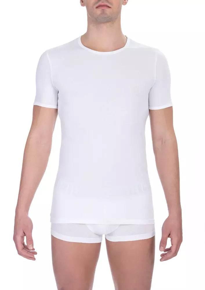 Bikkembergs hvid bomuld herre T shirt
