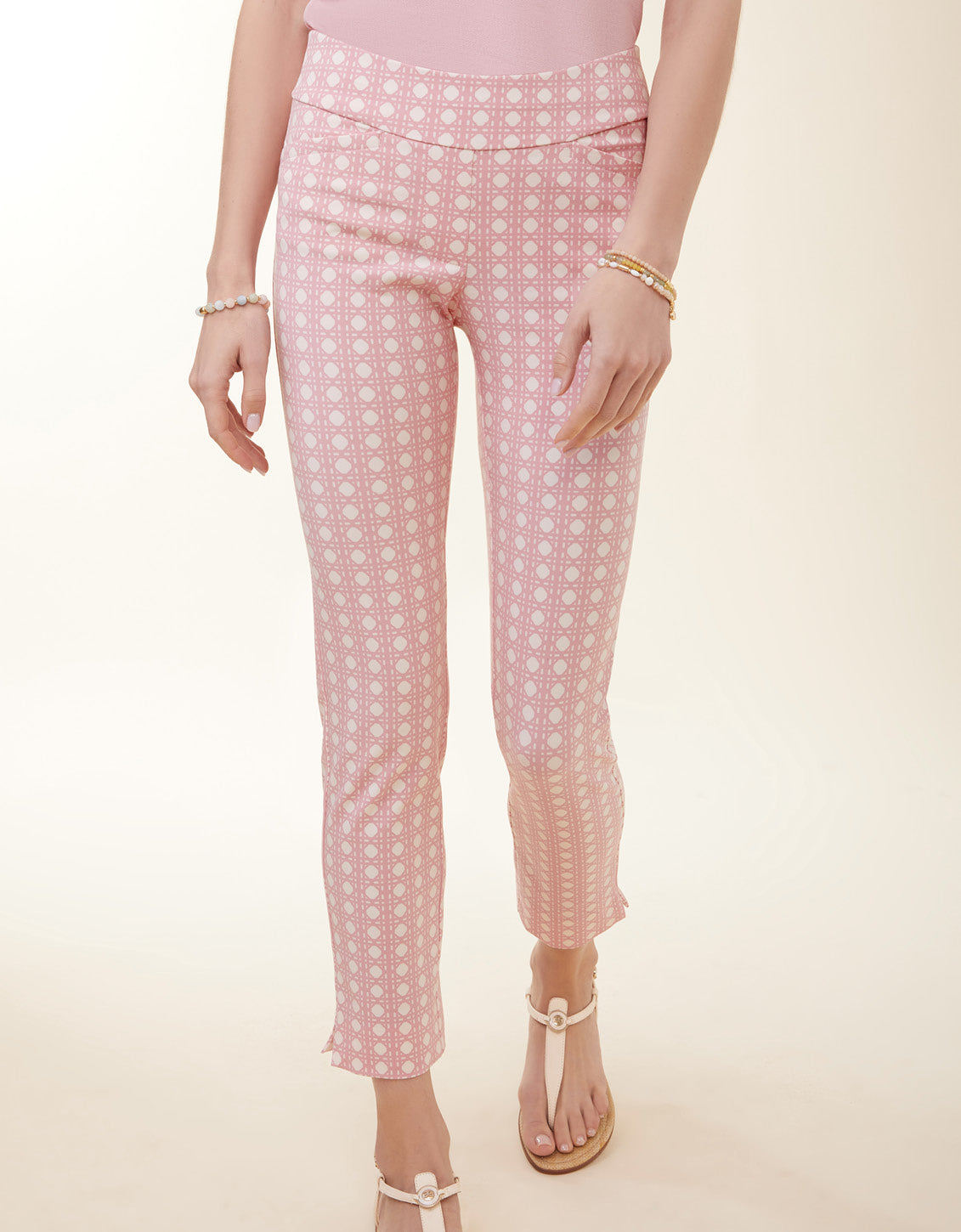 SPARTINA 449 Maren Pull On Pant Enclave Cane Pink