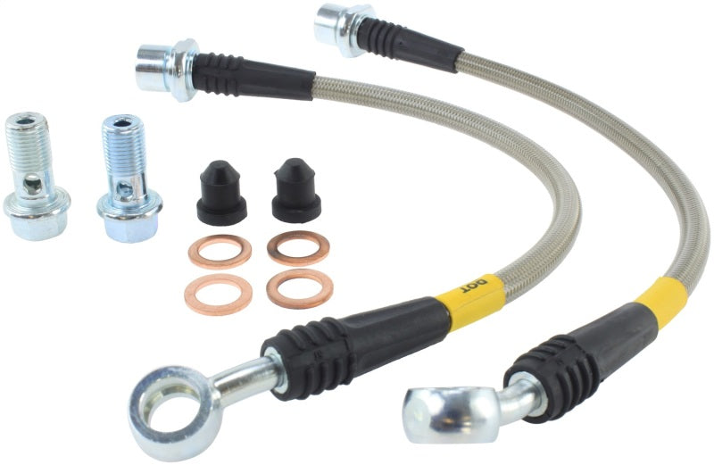 StopTech 00 05 Celica GT S/05 08 Scion tC Stainless Steel Rear Brake Lines