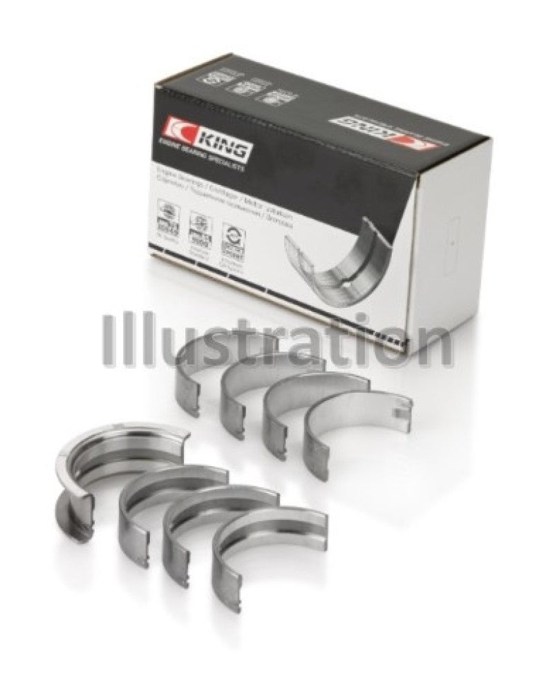 KING ENGINE BEARINGS King Chrysler Valiant Six 225 Crankshaft Main Bearing Set (Size 040)   Set of 4
