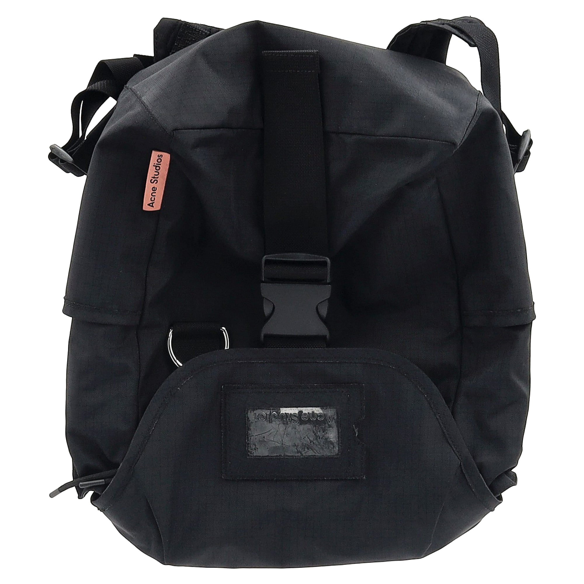 2604 Acne Studios Ripstop Backpack in Black Nylon