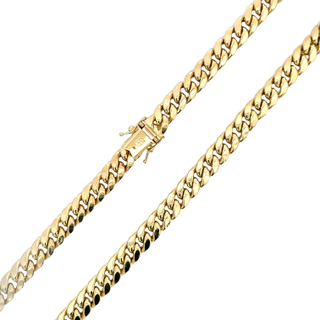 ROYAL CHAIN GROUP 14KY Miami Cuban 24 inch chain