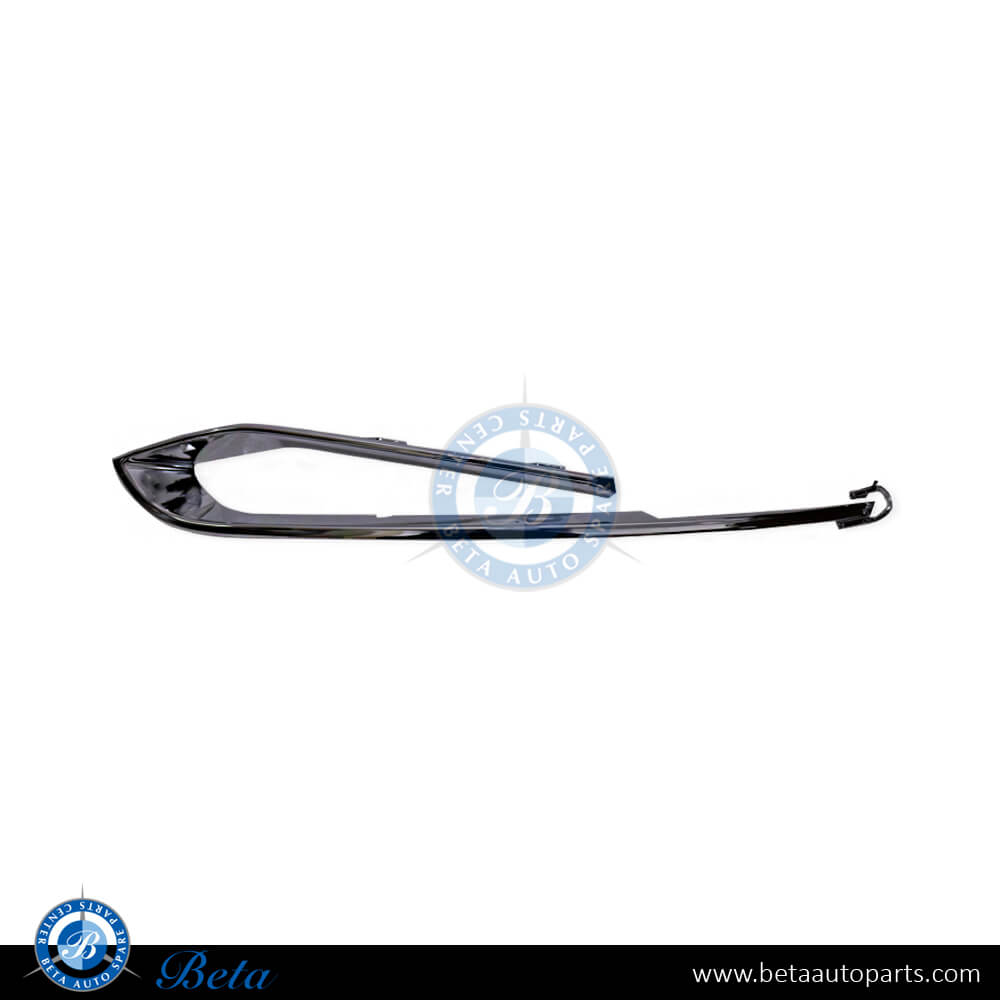 BETAAUTOPARTS BMW 5 Series F10 LCI (2014 2016), Fog Lamp Cover Moulding Luxury   Chrome (Right), Taiwan, 51117331770