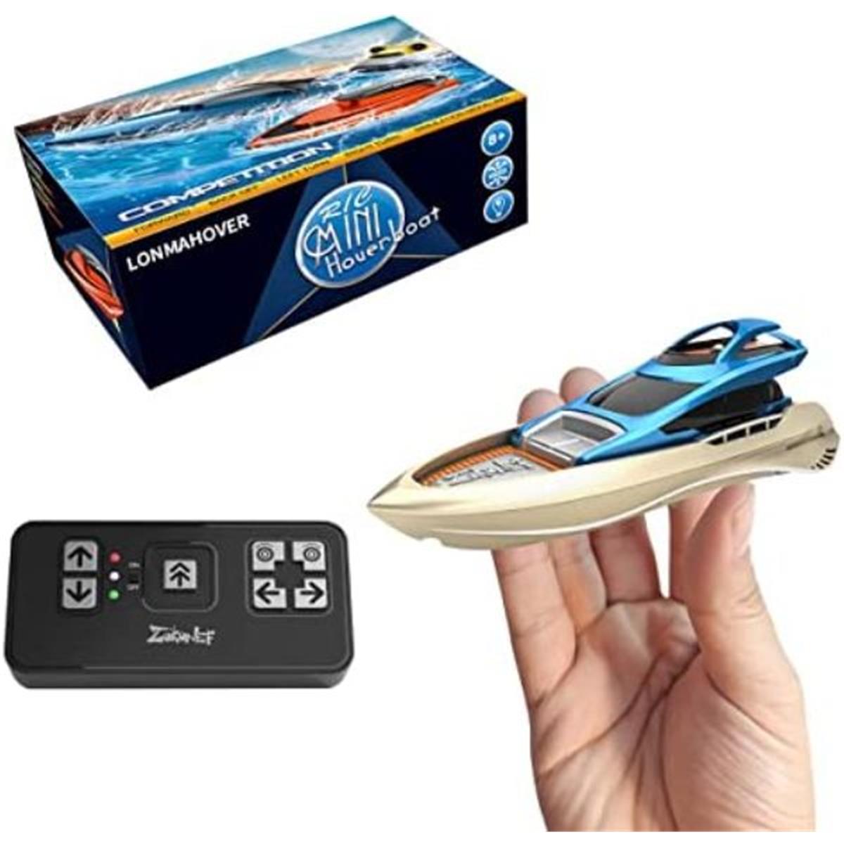 2297 Netjett  2.4 GHZ LONMAHOVER Mini Fast Radio Control Boat with Radio Control Yacht for Swimming Pools   Blue