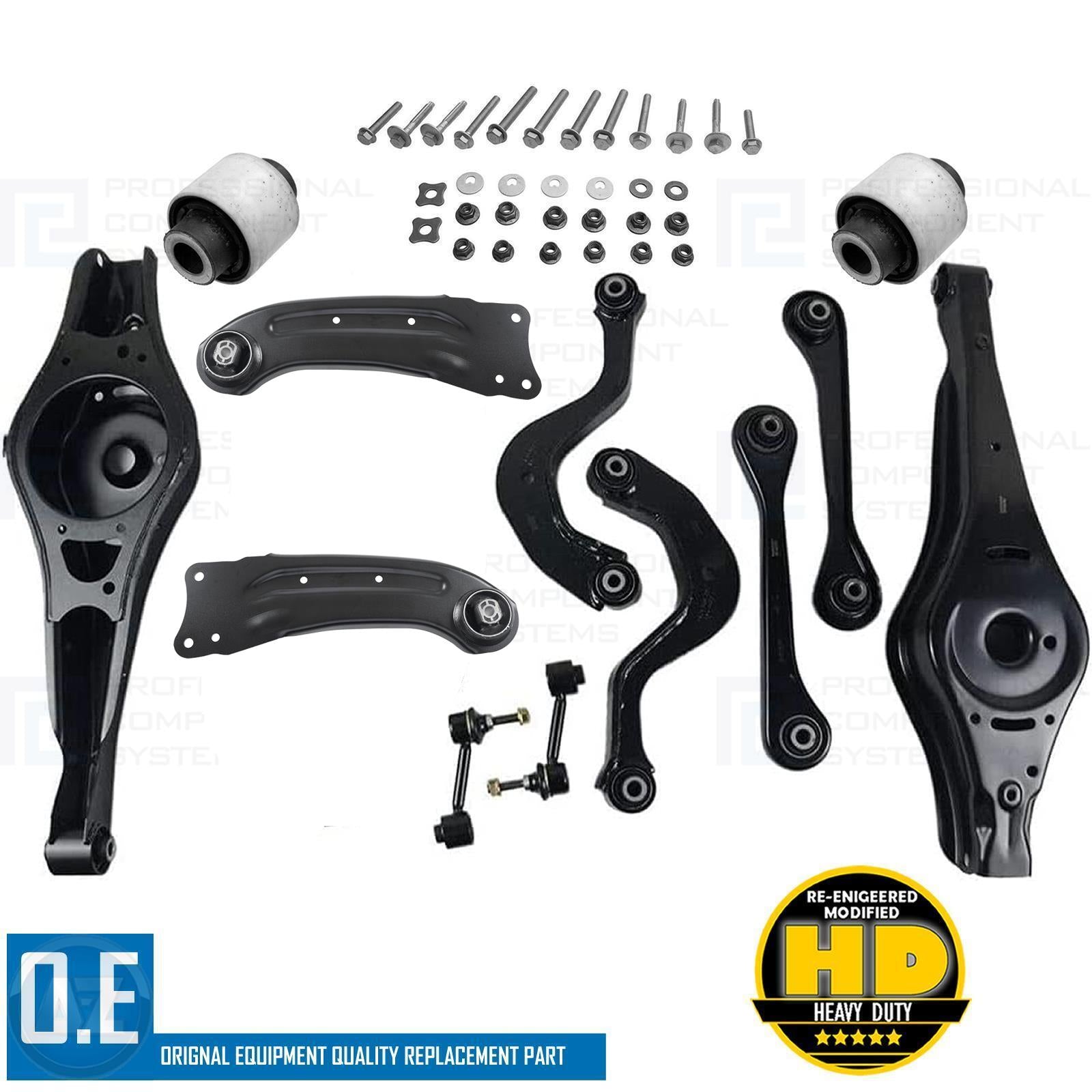 OE GENUINE ORIGINAL QUALITY AFTER MARKET FOR SEAT ALHAMBRA REAR UPPER LOWER SUSPENSION WISHBONES CONTROL ARMS DROP LINKS