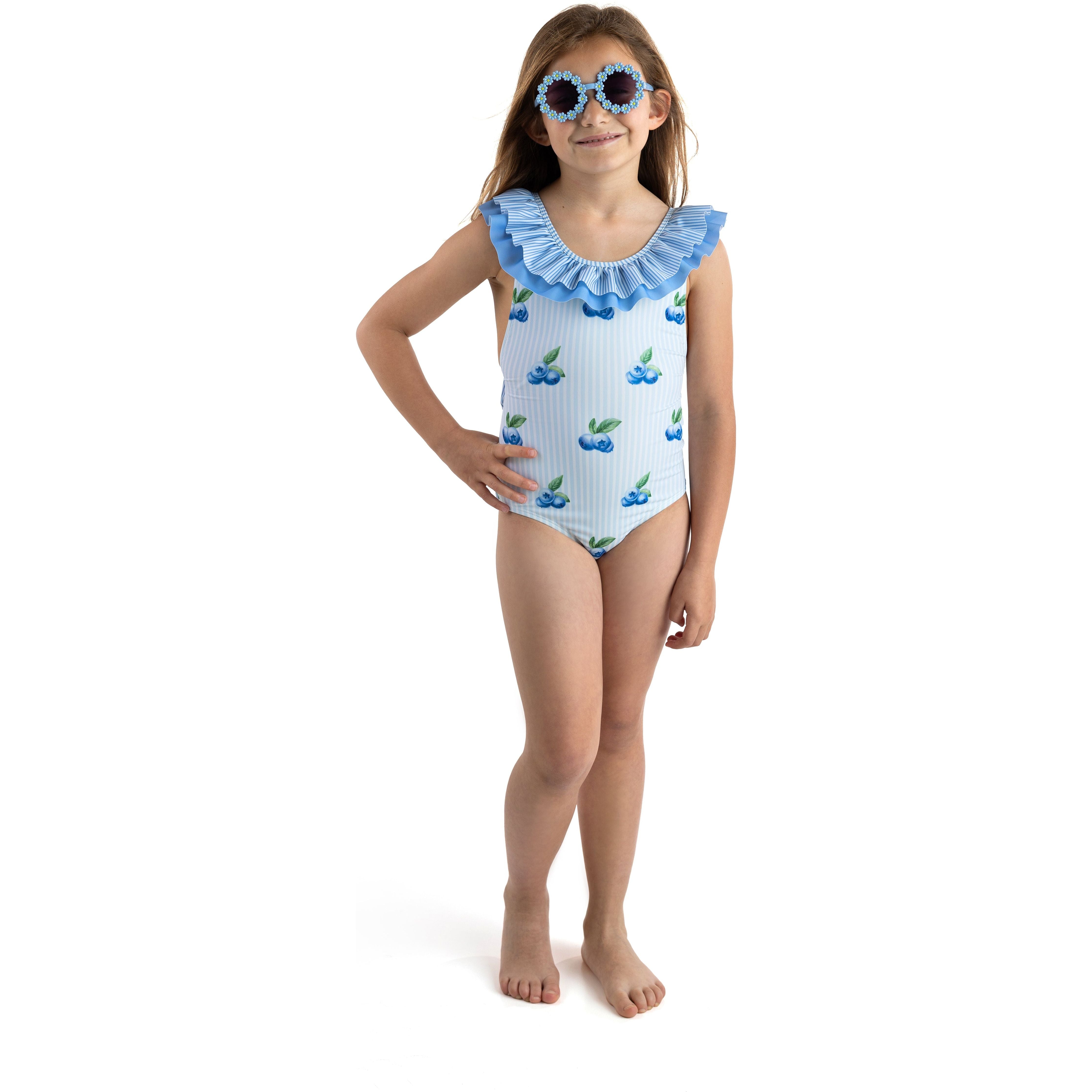 MEIA PATA Blueberries Positano Swim Costume 6016