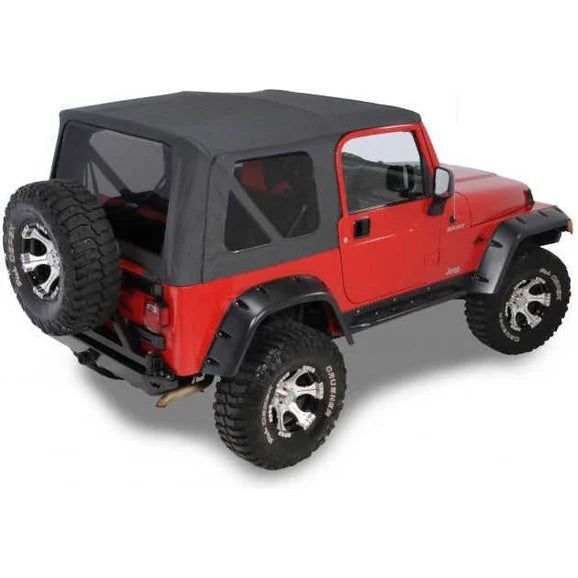 QuadraTop Replacement Soft Top with Tinted Windows for 97 06 Jeep Wrangler TJ