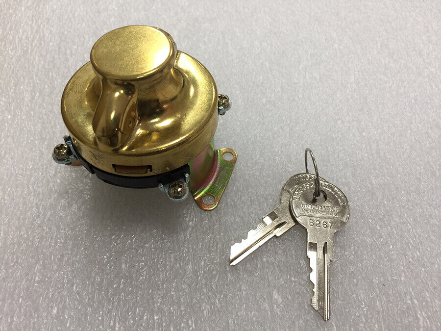 V TWIN MANUFACTURING Ignition Switch with 5 Terminals for Harley Davidson by V Twin