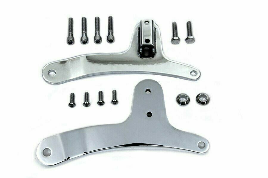 V TWIN MANUFACTURING Sissy Bar Side Plates for Harley Davidson by V Twin