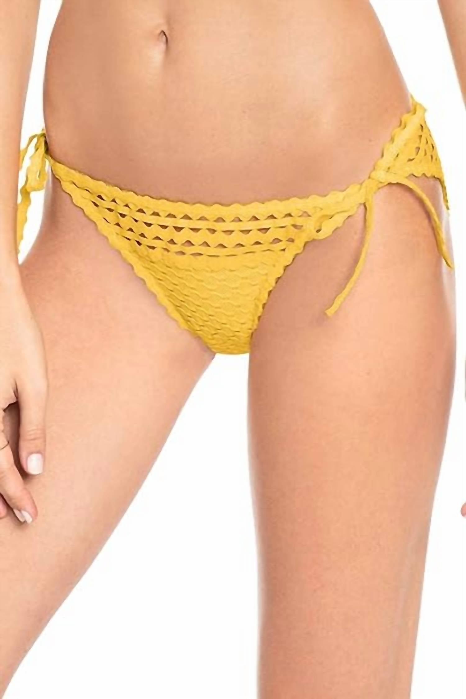 2244 Chira Tie Side Bottom In Sunglow