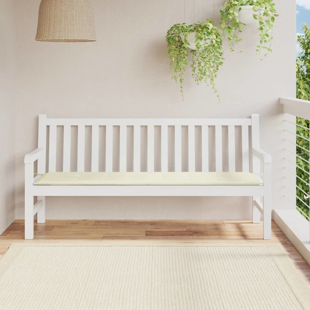2736 Garden Bench Cushion Cream 70.9"x19.7"x1.18"  43200