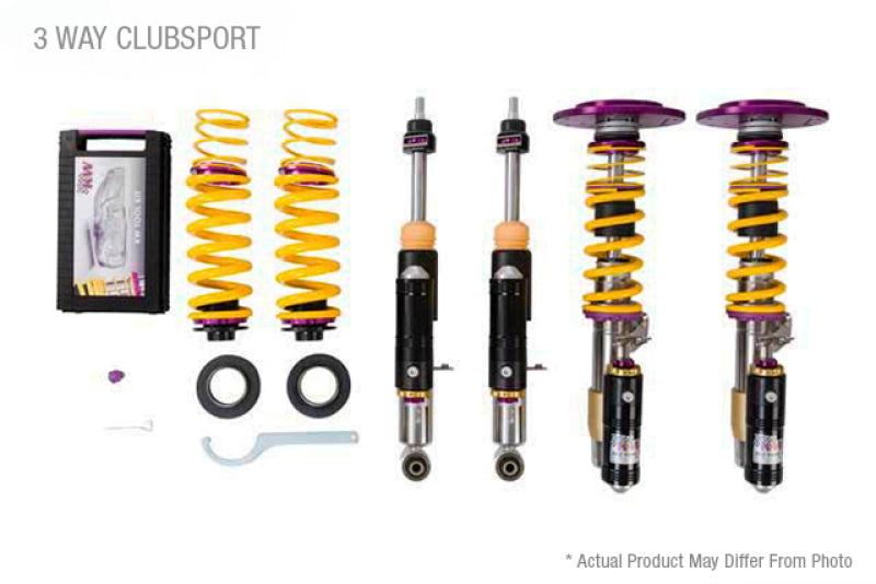 KW Porsche 718 Cayman GT4 (982) Clubsport Coilover Kit 3 Way