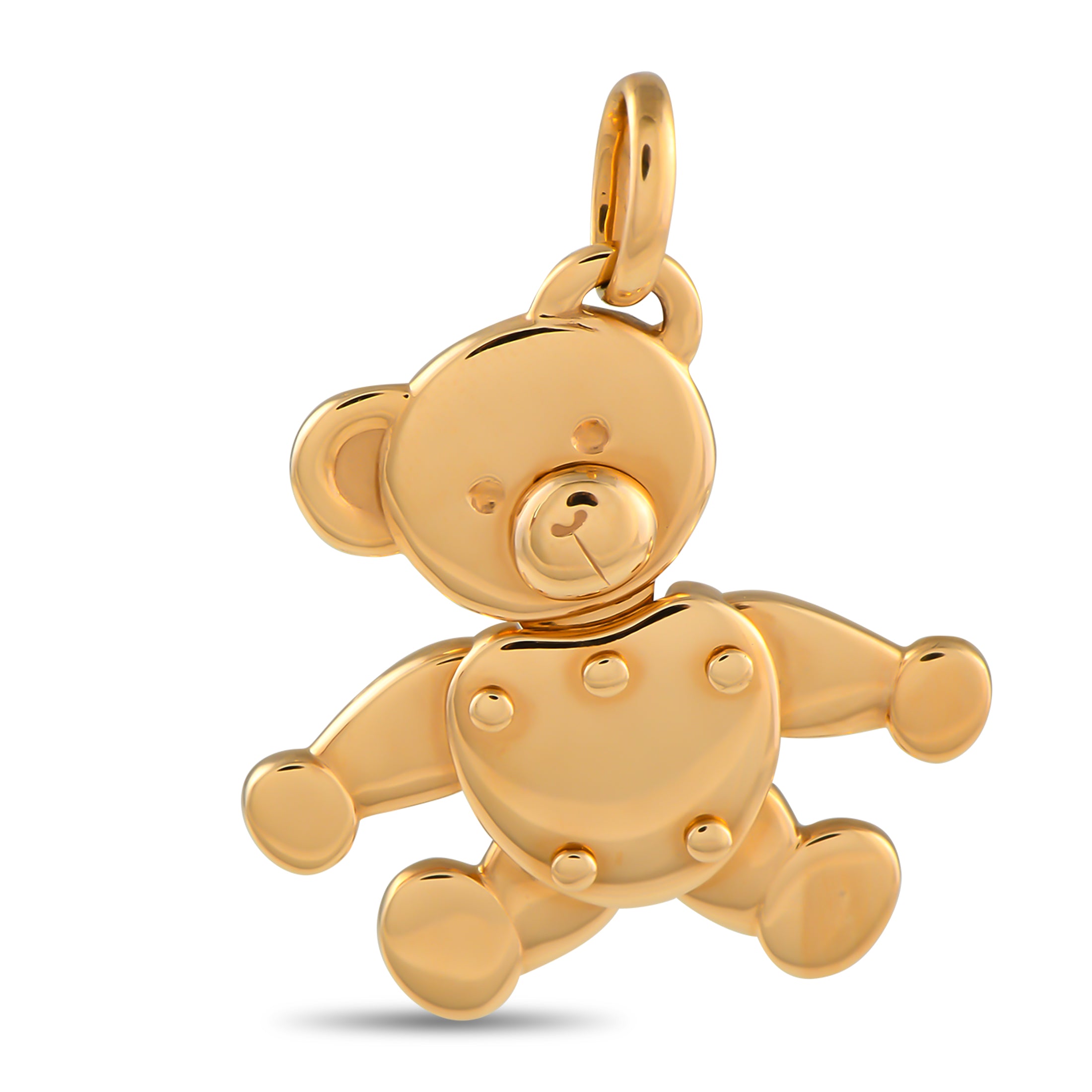 2269 Pomellato Orsetto 18K Yellow Gold Teddy Bear Pendant PO26 041425