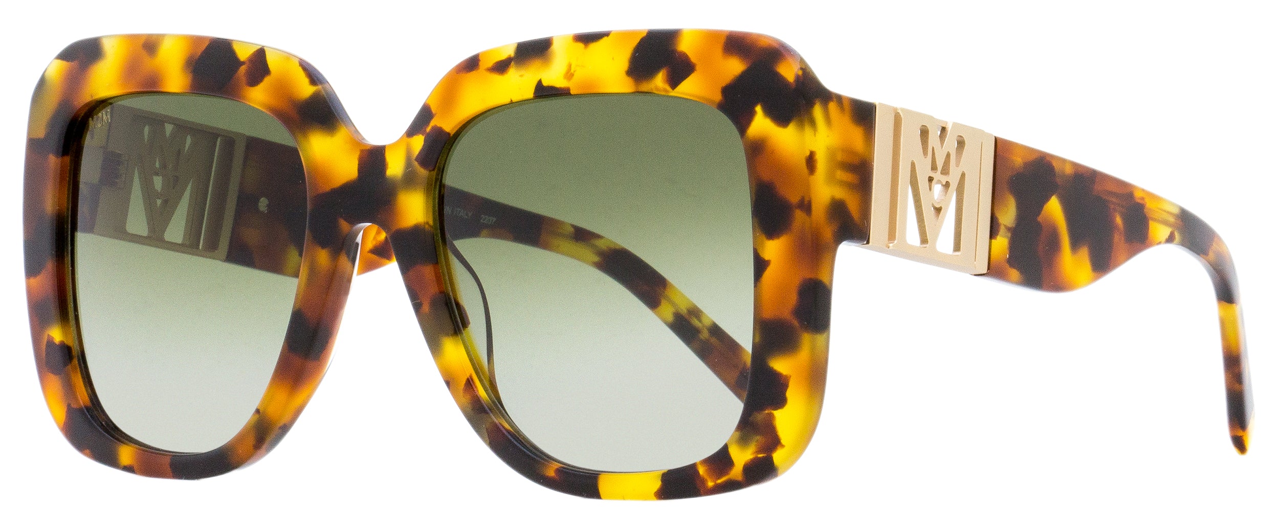 2279 MCM Women's Square Sunglasses MCM730S 240 Tortoise 53mm