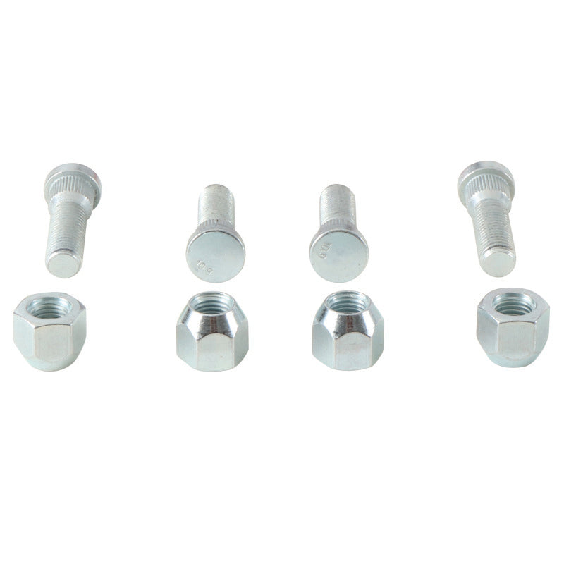 QuadBoss 13 15 Polaris Brutus HD PTO Front Wheel Stud & Nut Kit