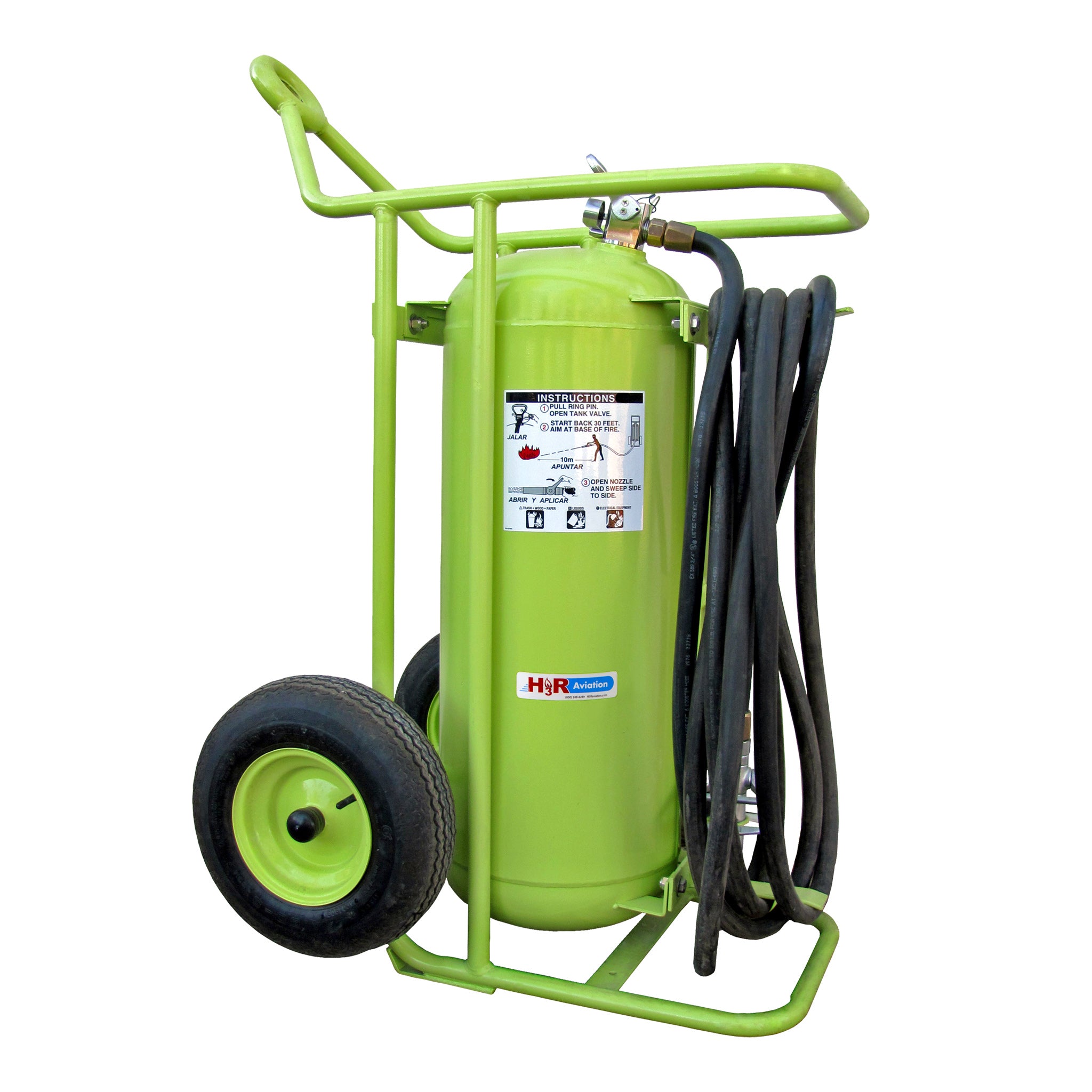 H3R AVIATION 775   150 lb. Wheeled Novec 1230 Fire Extinguisher