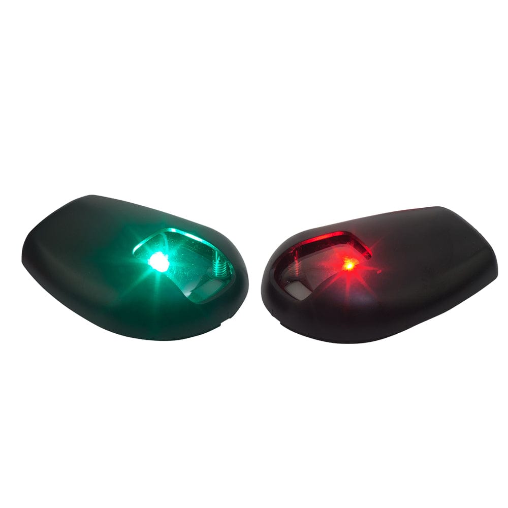 Sea Dog Black Side Mount LED Navigation Lights   1 NM   Port  Starboard [400078 1]