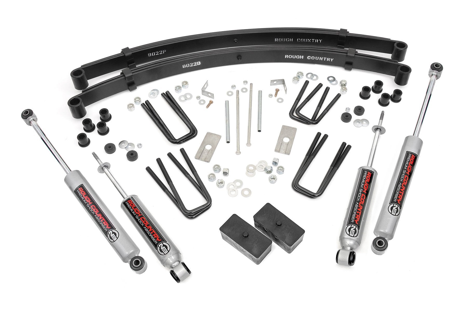 ROUGH COUNTRY 3 Inch Lift Kit   Toyota Truck 4WD (1979 1983)