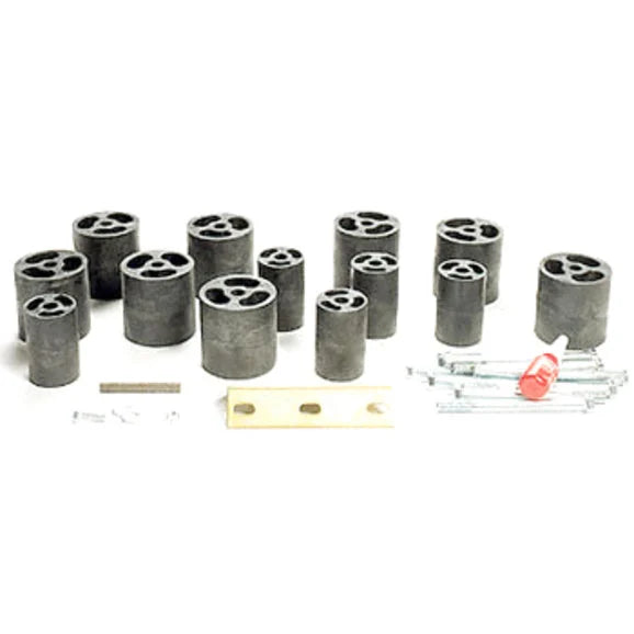 Performance Accessories PA933 3" Body Lift Kit for 87 95 Jeep Wrangler YJ
