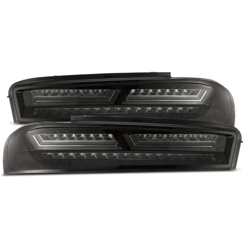 AlphaRex 16 18 Chevrolet Camaro PRO Series LED Tail Lights Jet Black