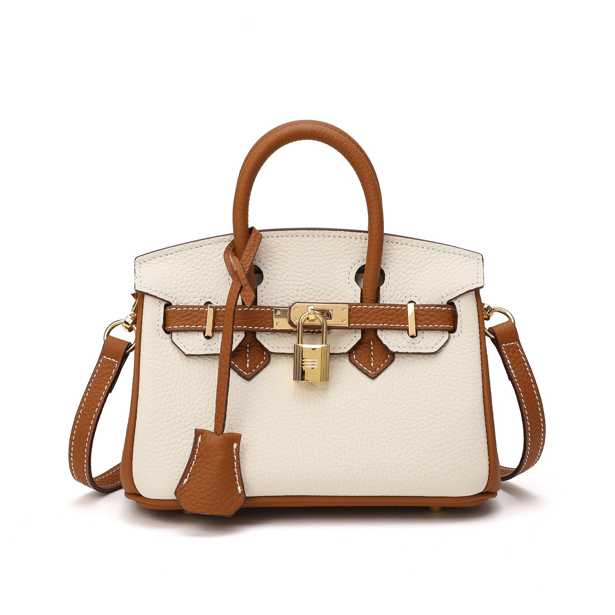 2495 Full Grain Leather Mini Satchel  Shoulder Bag