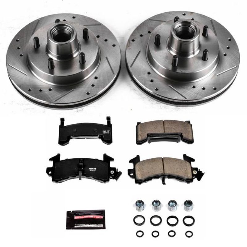 POWERSTOP Power Stop 82 87 Buick Regal Front Z23 Evolution Sport Brake Kit