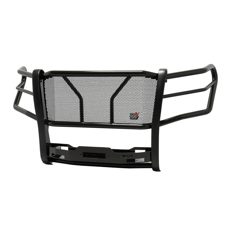 Westin 22 23 Chevrolet Suburban/Tahoe HDX Winch Mount Grille Guard   Black