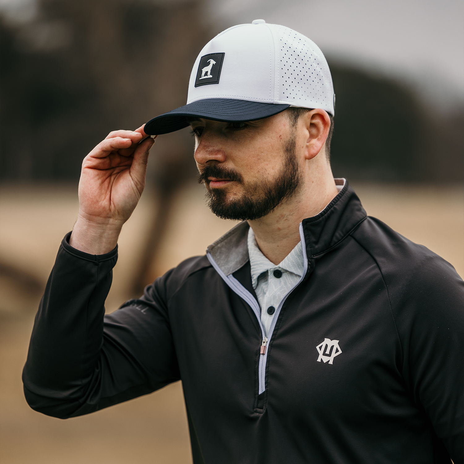 MINE BASEBALL Iron Goat Hat