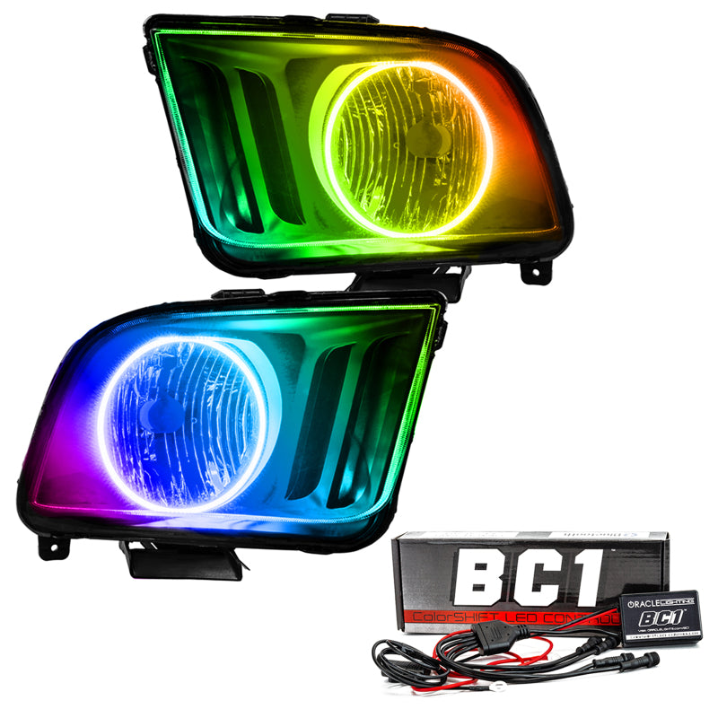 ORACLE LIGHTING Oracle 05 09 Ford Mustang SMD HL   ColorSHIFT w/ BC1 Controller
