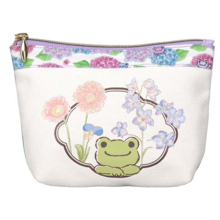 PICKLES THE FROG   PICKLES THE FROG Pickles the Frog Pouch Hibiyakadan Flower Japan 2025
