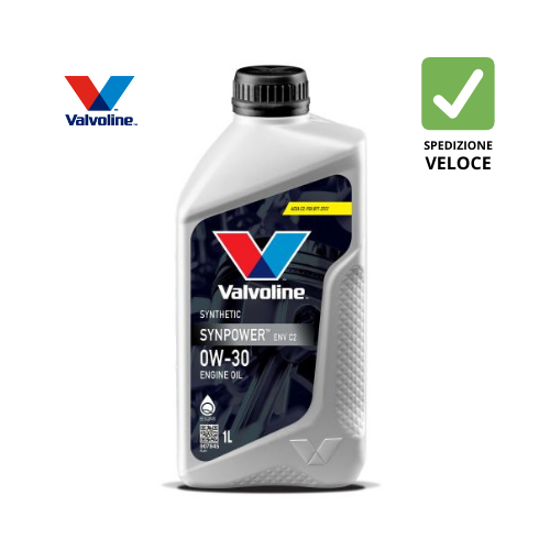 ✅ 907845 VALVOLINE   SYNPOWER ENV C2 0W30 – OLIO MOTORE SINTETICO PER PEUGEOT, CITROËN, TOYOTA, SUBARU E HONDA CON DPF