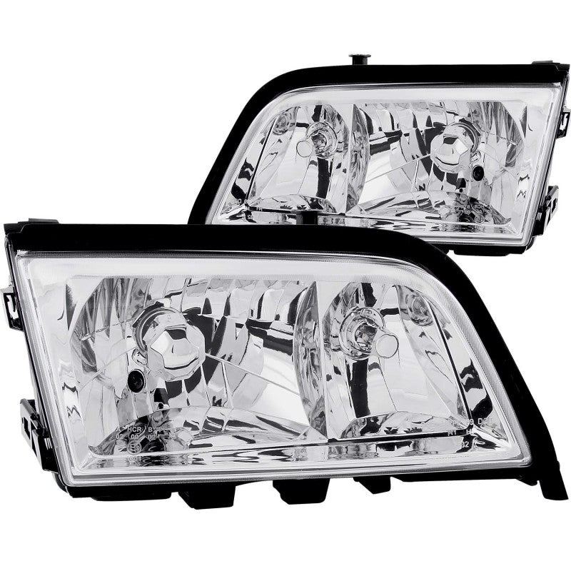ANZO 1994 2000 Mercedes Benz C Class W202 Crystal Headlights Chrome