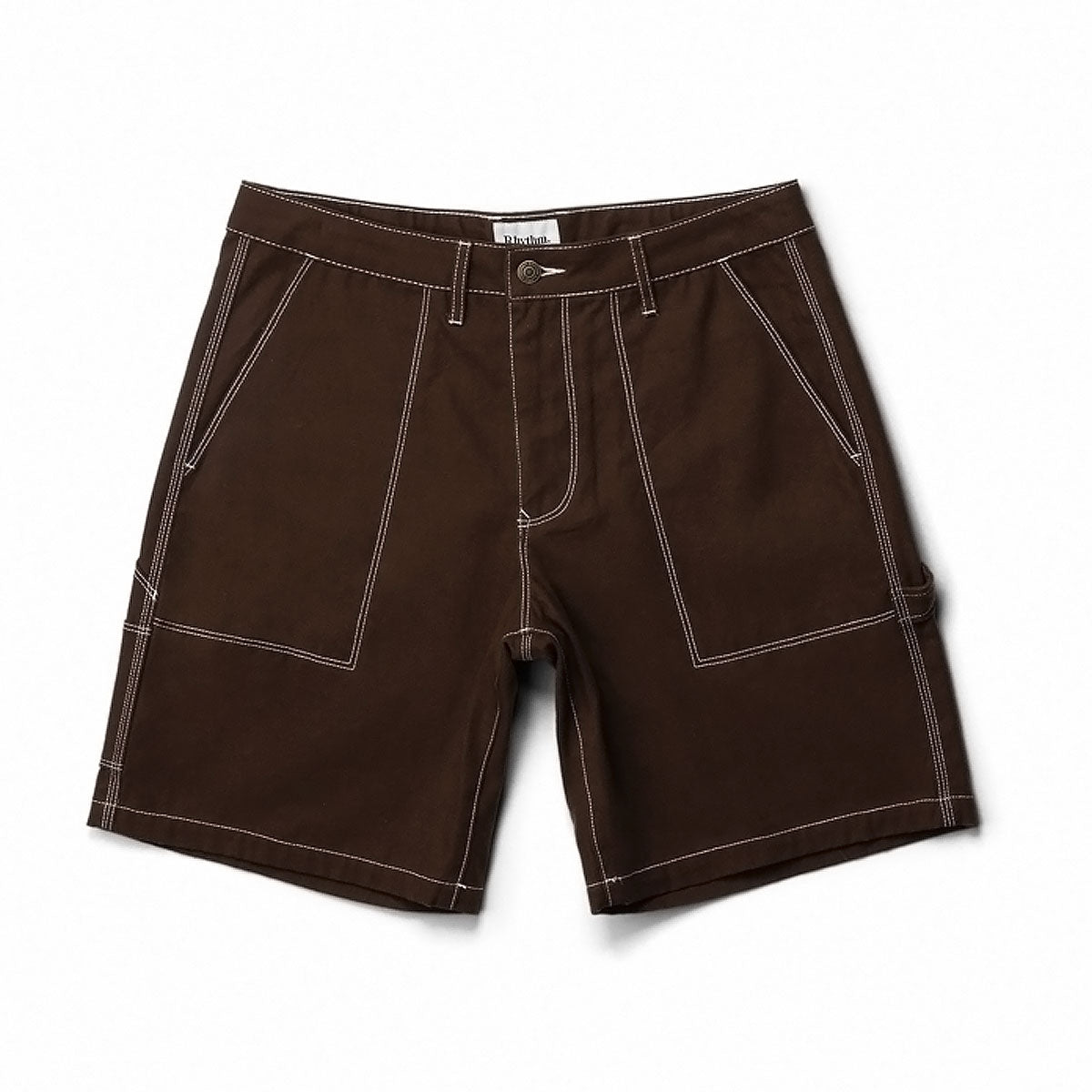 Rhythm Carpenter Canvas Shorts   Chocolate