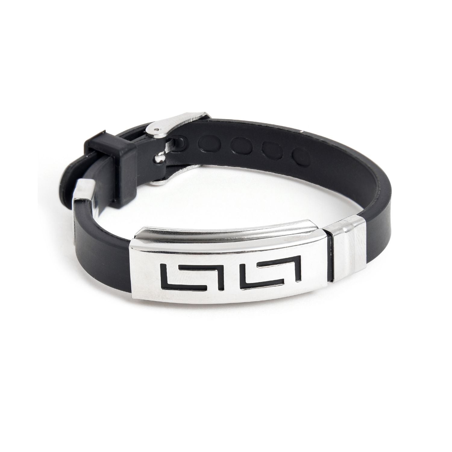 2329 Stainless Steel Interlock Designer Bracelet