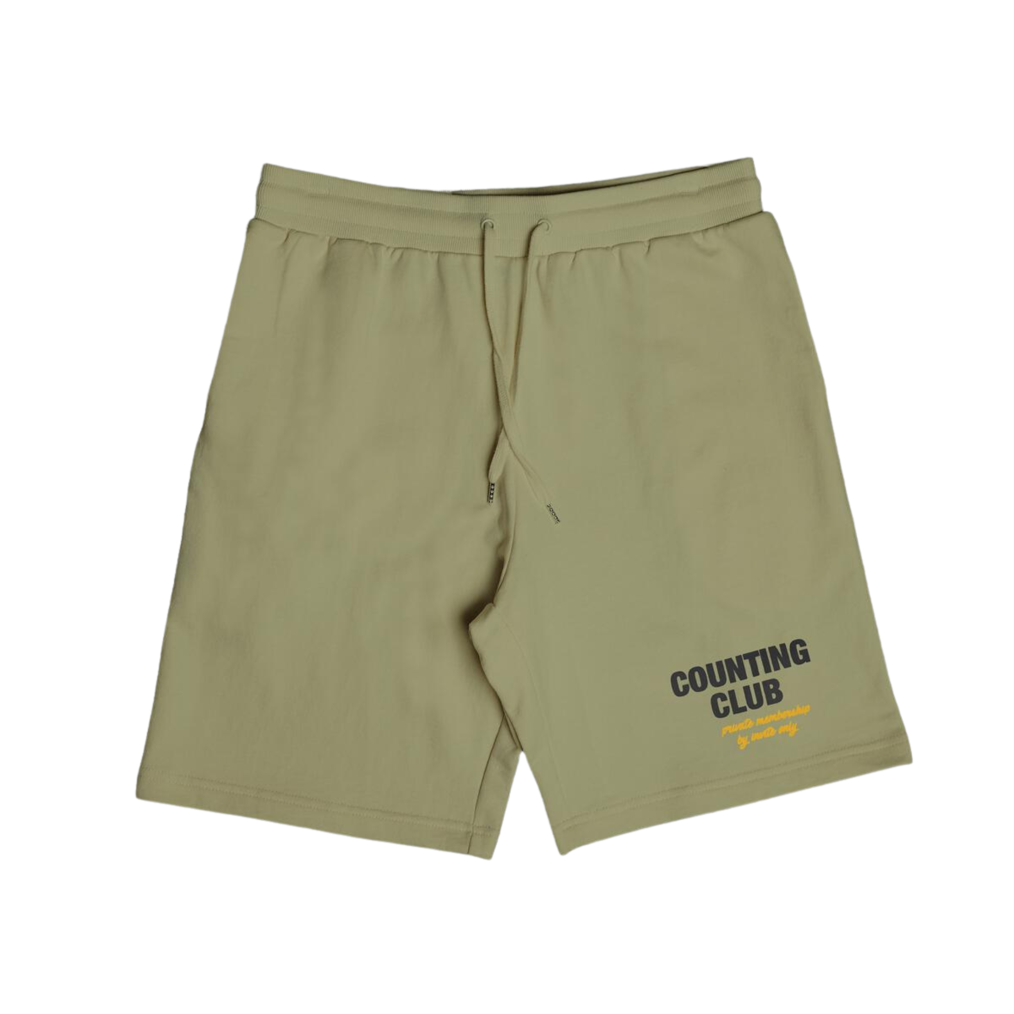 Counting Club Shorts (Pistachio Varsity Yellow)