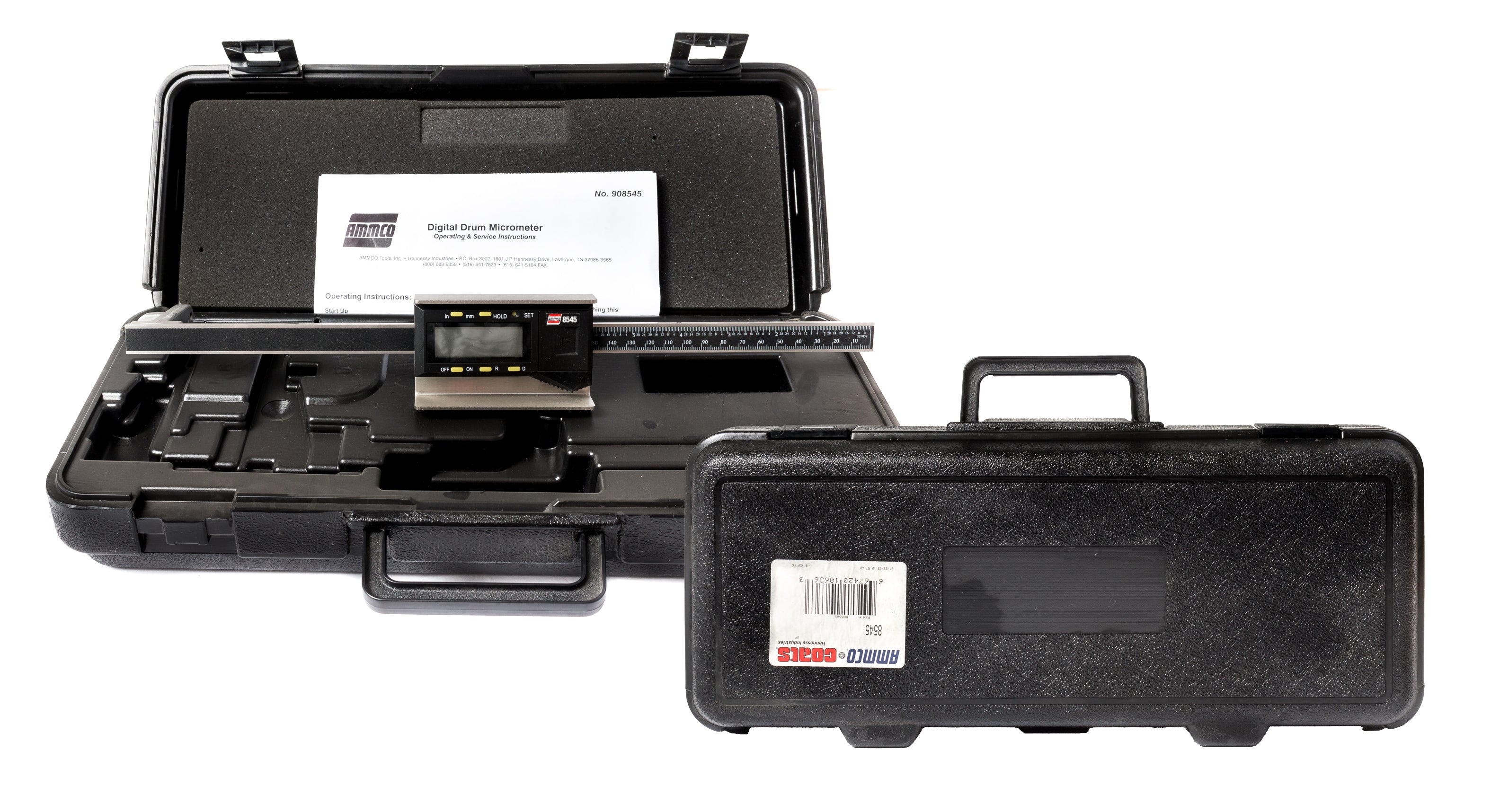 1FACTORYRADIO Ammco Digital Brake Drum Micrometer 5"  15" 127mm 382mm Measure Range Model 8545