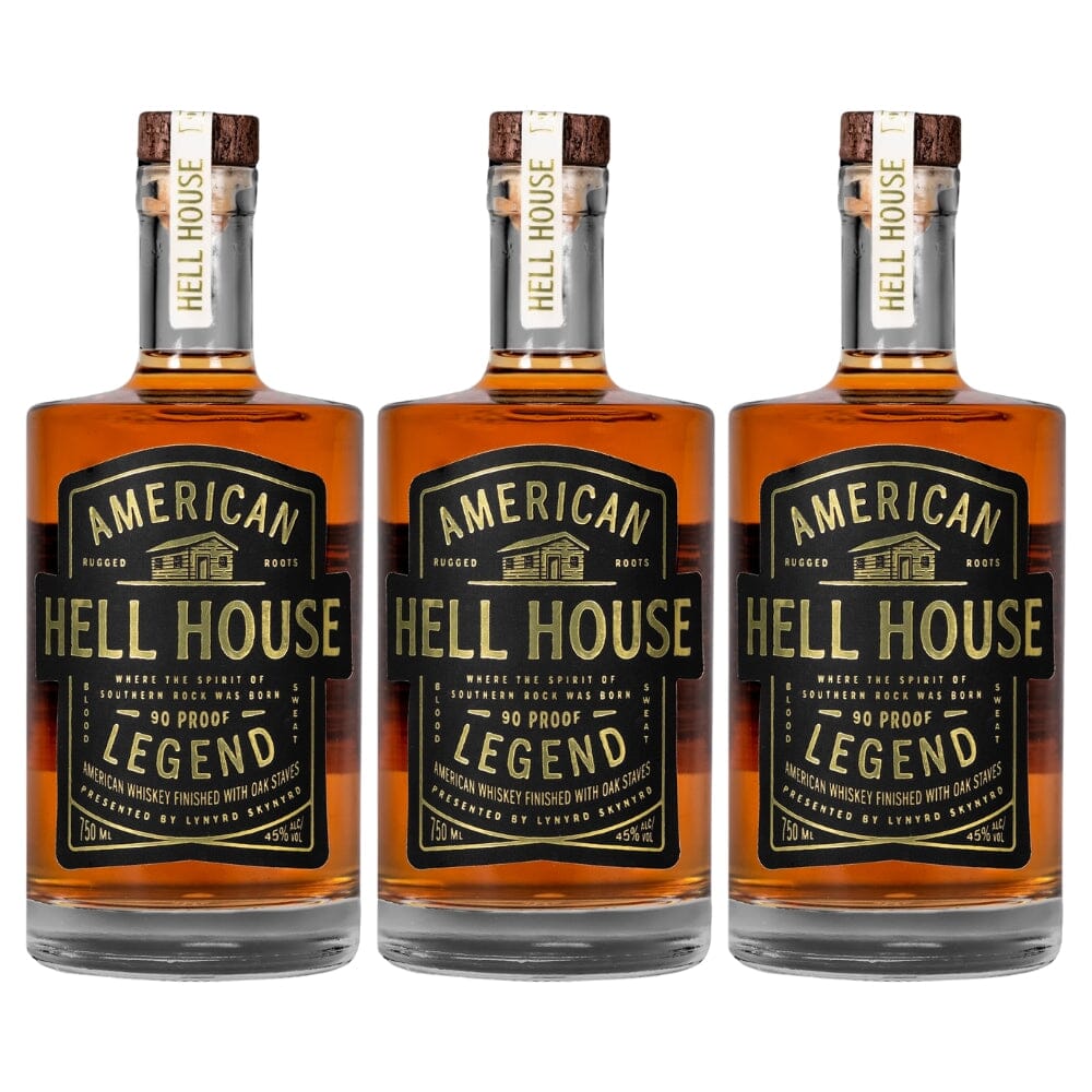 HELL HOUSE WHISKEY Hell House American Whiskey by Lynyrd Skynyrd 3pk