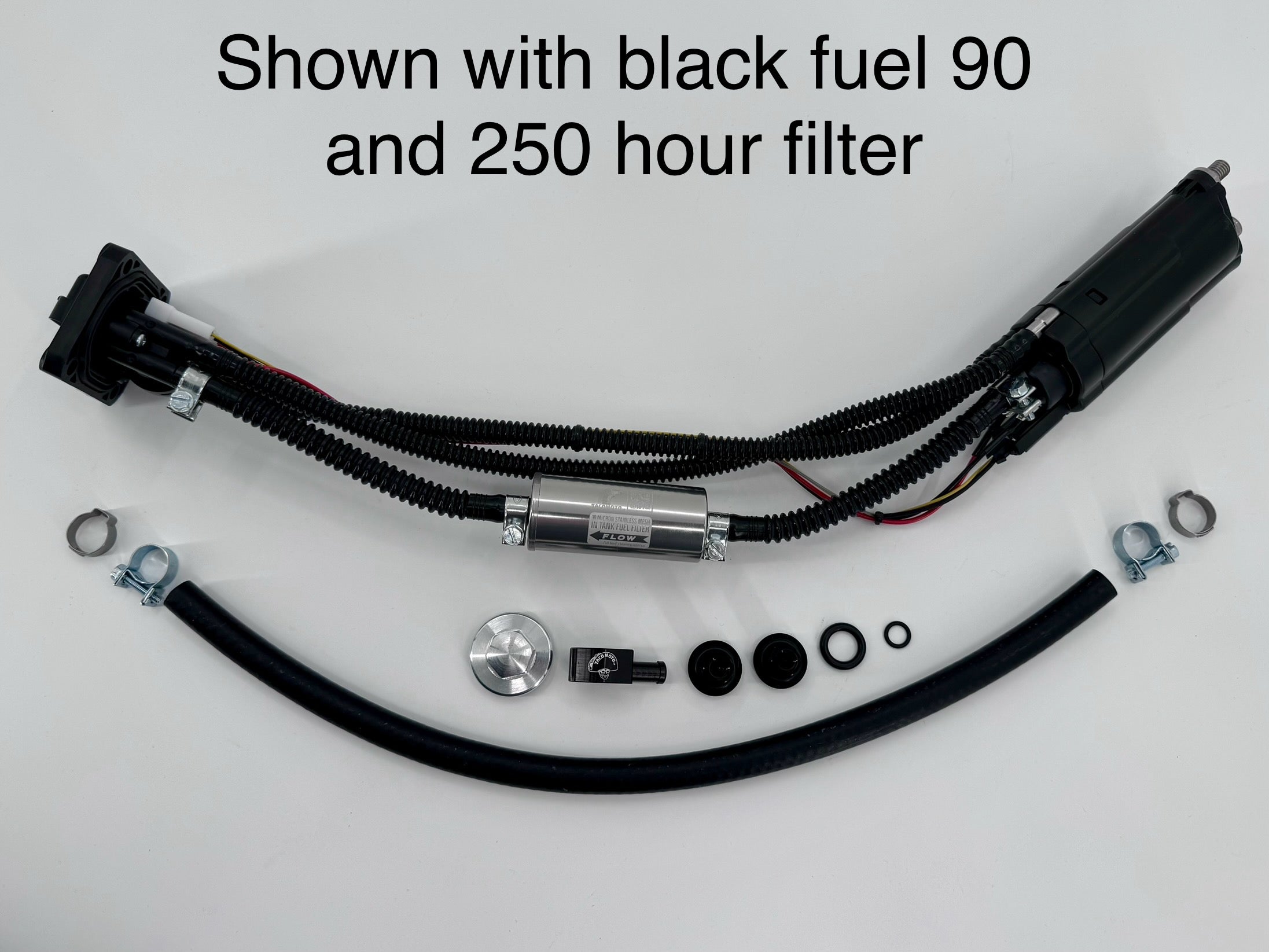 TACO MOTO CO. READY TO RIDE FUEL PUMP ASSEMBLY WITH TACO MOTO 3K FUEL PUMP FOR 12 23 ENDURO BIKES AND THE 2024+ IMS FUEL TANKS
