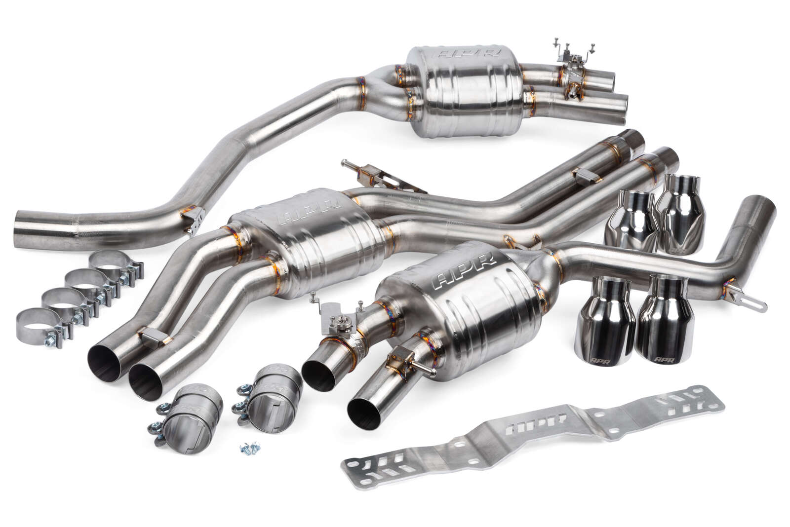 GO APR APR Dual 2.75" Cat Back Exhaust Resonated