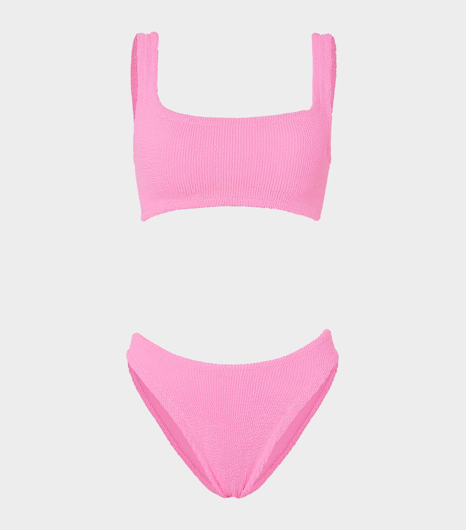 HUNZA G Coverage Xandra Bikini   Bubblegum