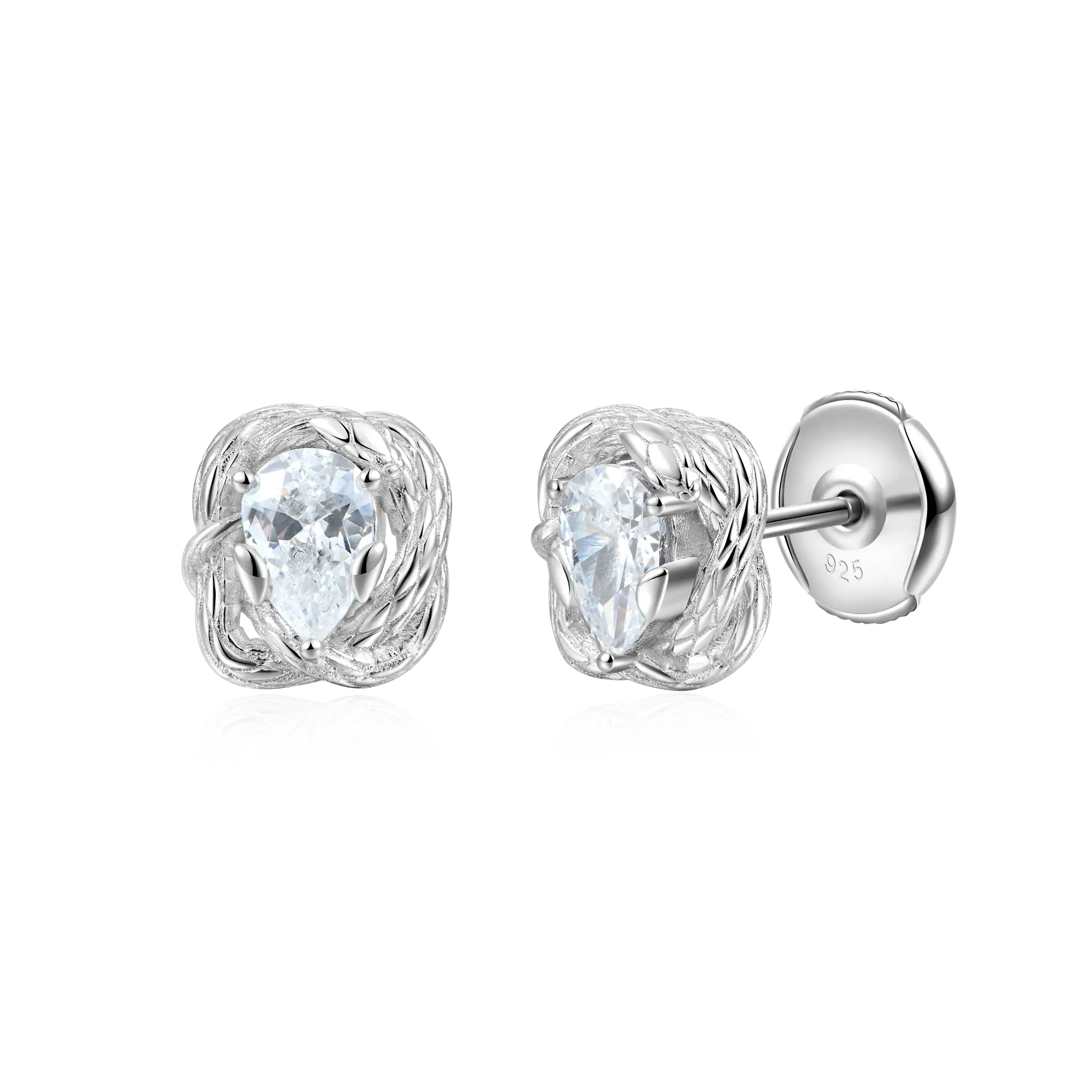 APORRO Women‘s Coiled Snake Stud Earrings