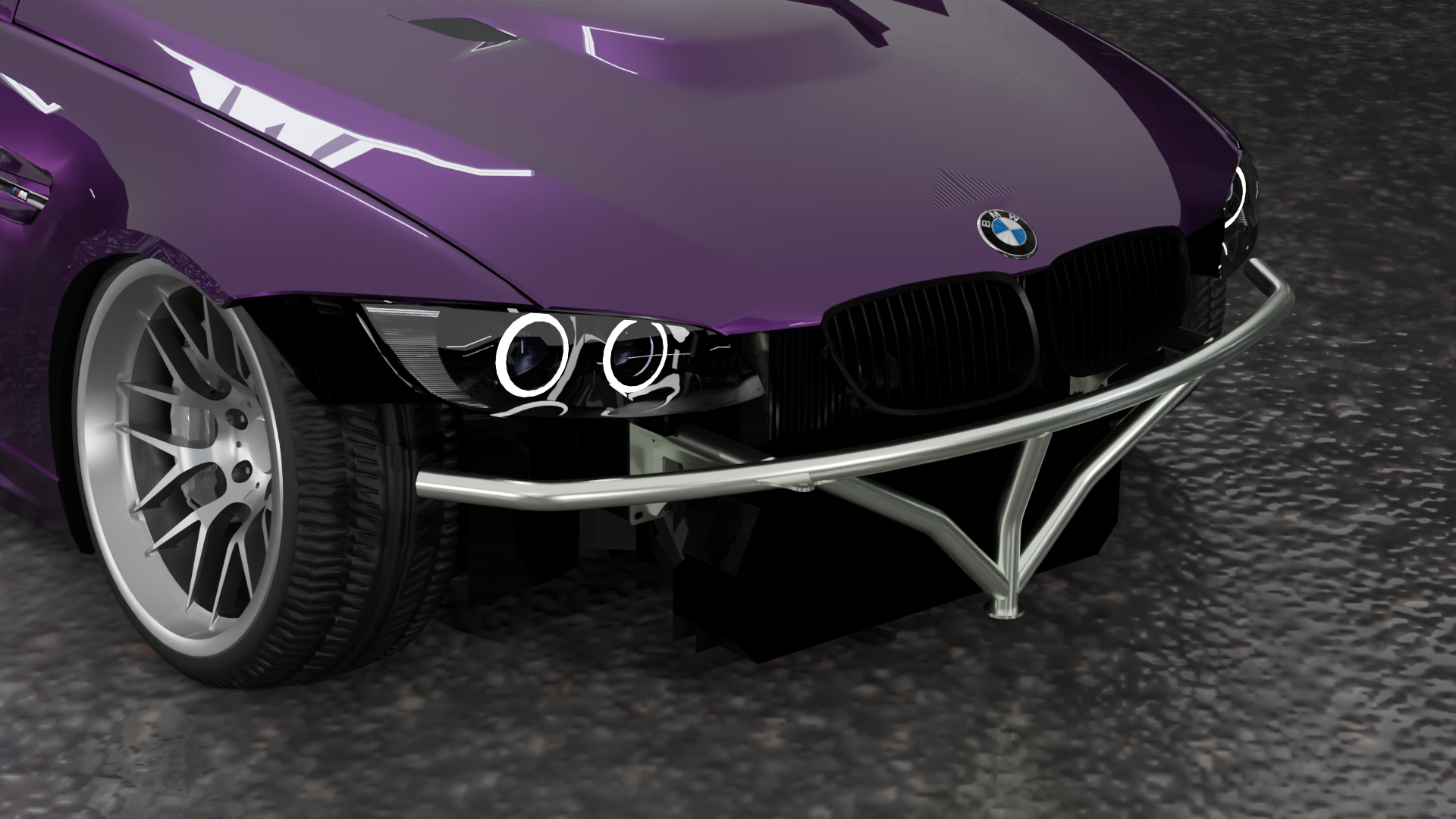 TRUE FOCUS FABRICATION BMW E92   Standard Front Bash Bar