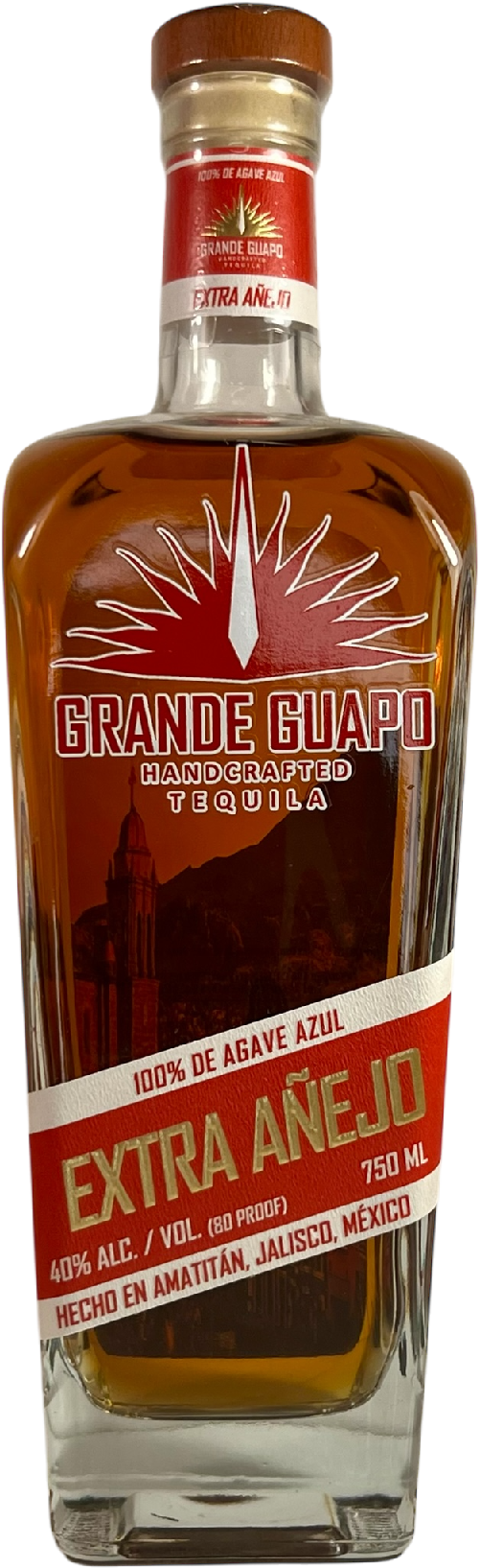 PASSING THROUGH BEVERAGE BRANDS Grande Guapo Extra Anejo 10 Year Tequila