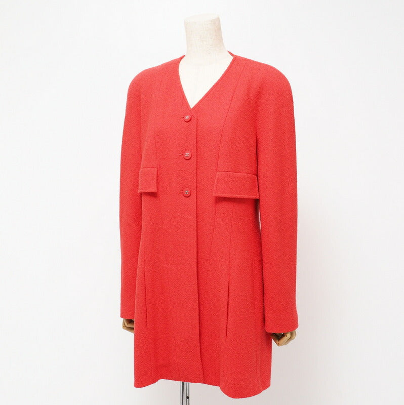 CHANEL Jacket P06302 wool Red type 42