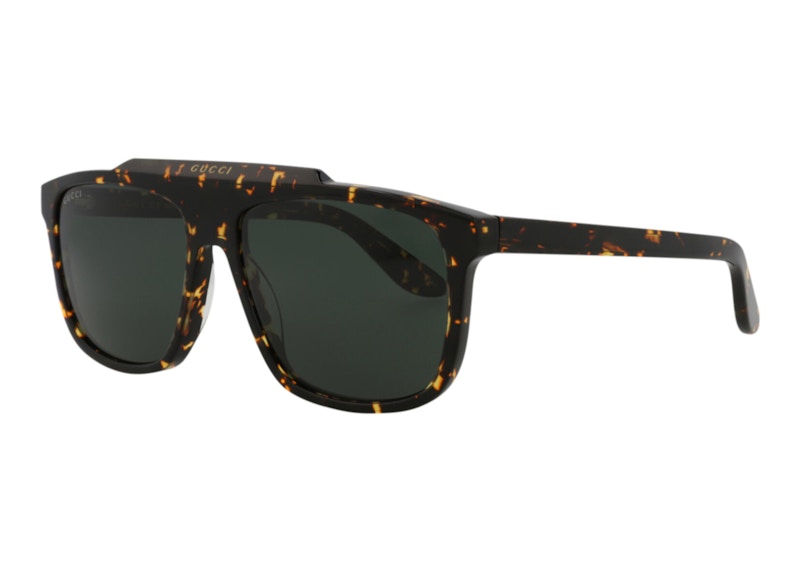 Gucci Aviator Sunglasses Havana Green