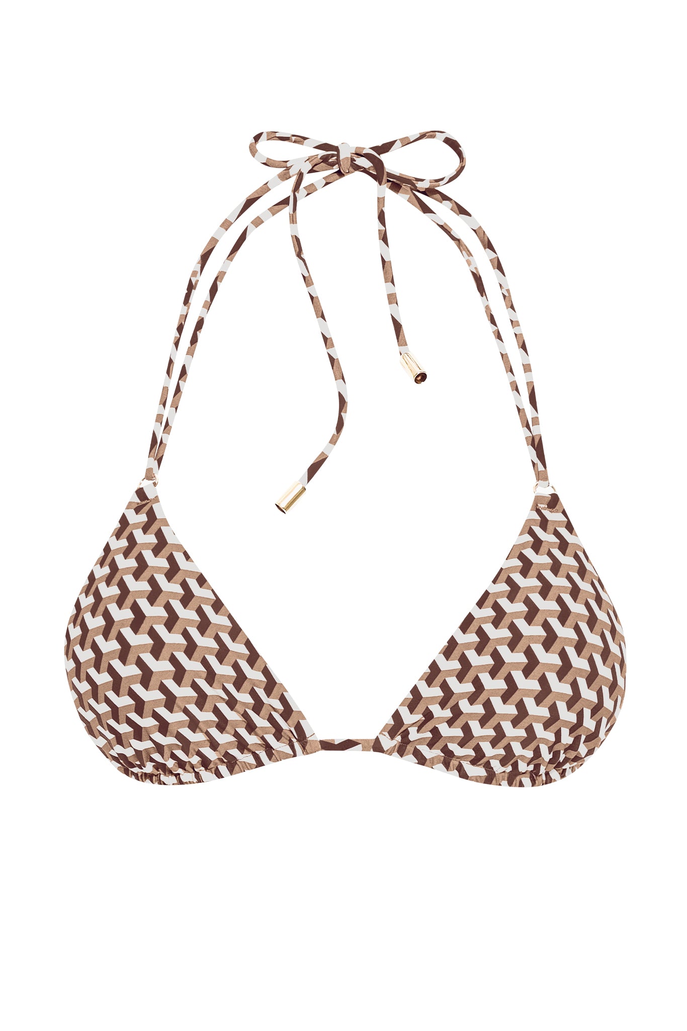 MONDAY SWIMWEAR Hanalei Top   Husk Geo