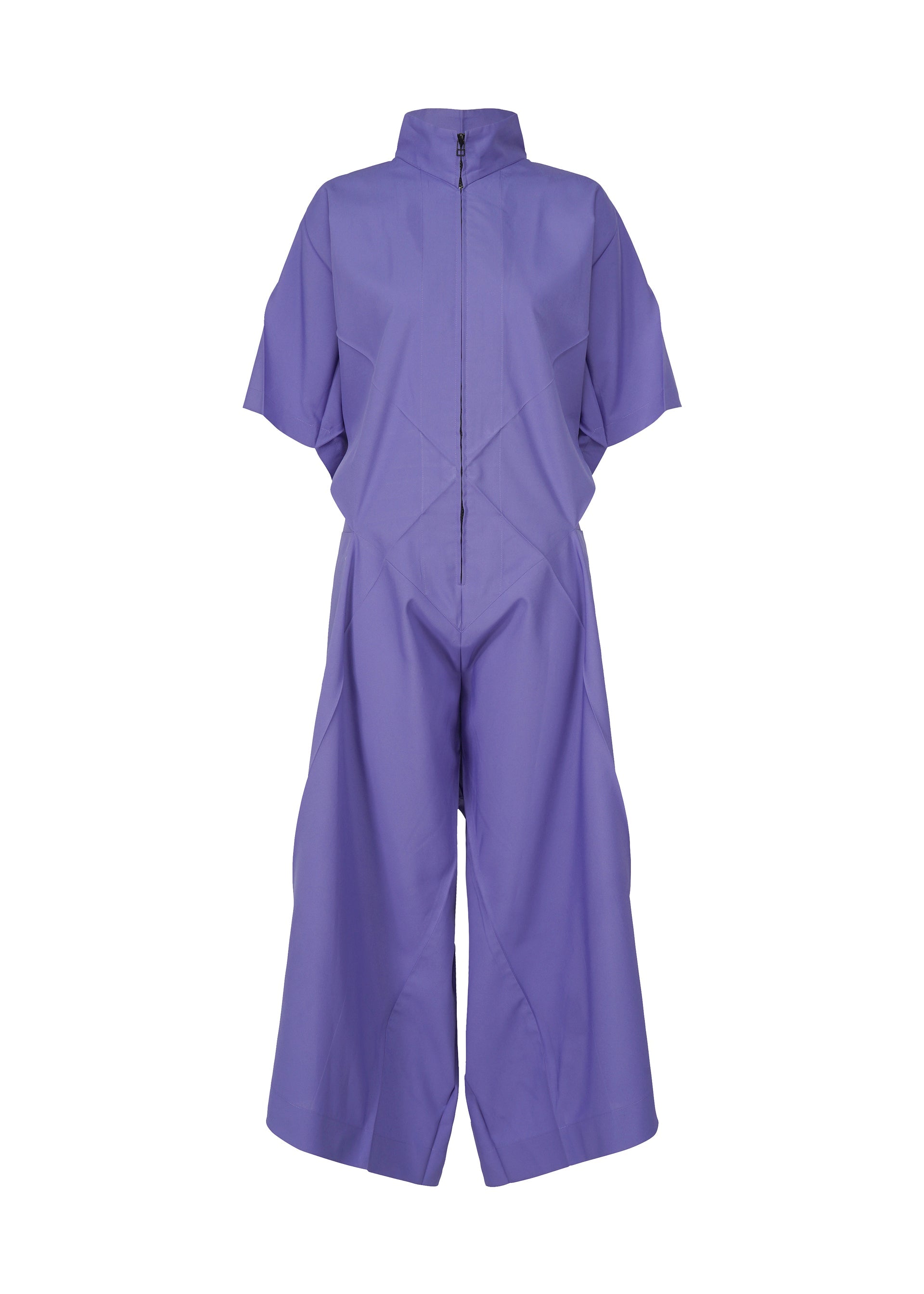 132 5. ISSEY MIYAKE UNIFIED HALF CUBES Jumpsuit Blue Violet